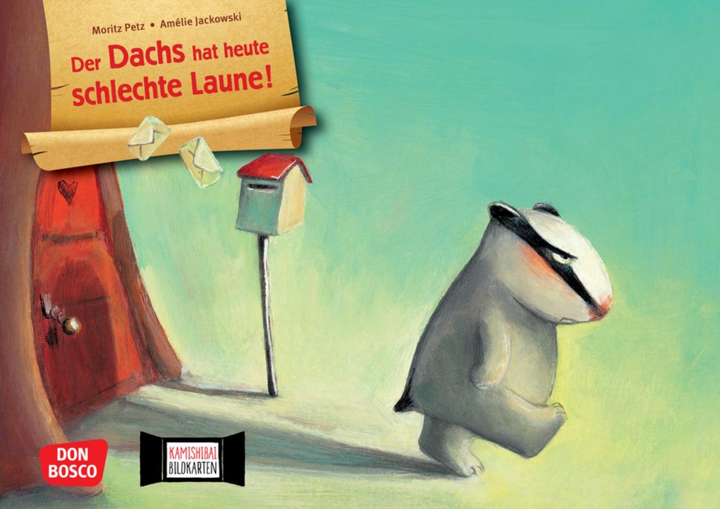 Cover: 4260694922958 | Der Dachs hat heute schlechte Laune. Kamishibai Bildkartenset | Petz