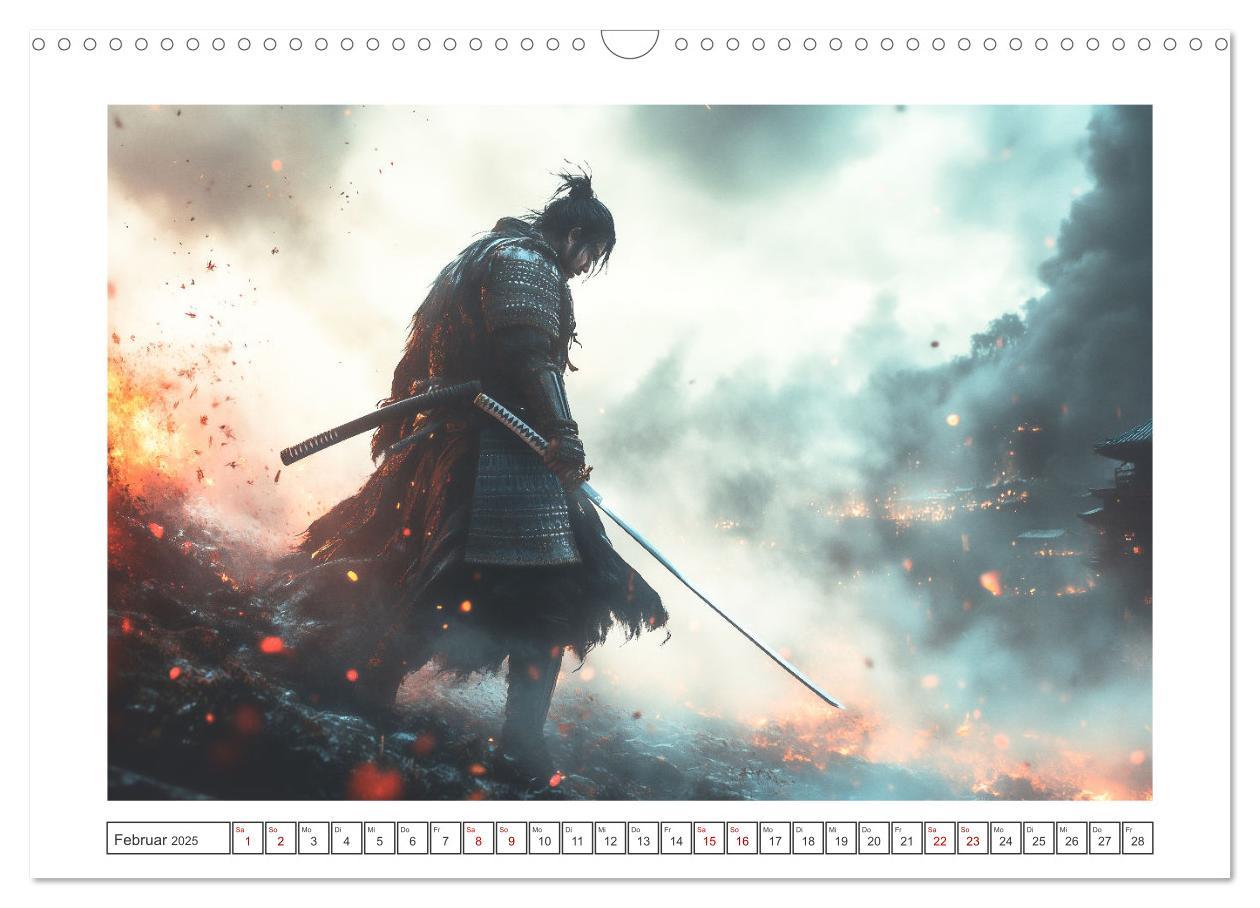 Bild: 9783457213032 | Mein Samurai (Wandkalender 2025 DIN A3 quer), CALVENDO Monatskalender