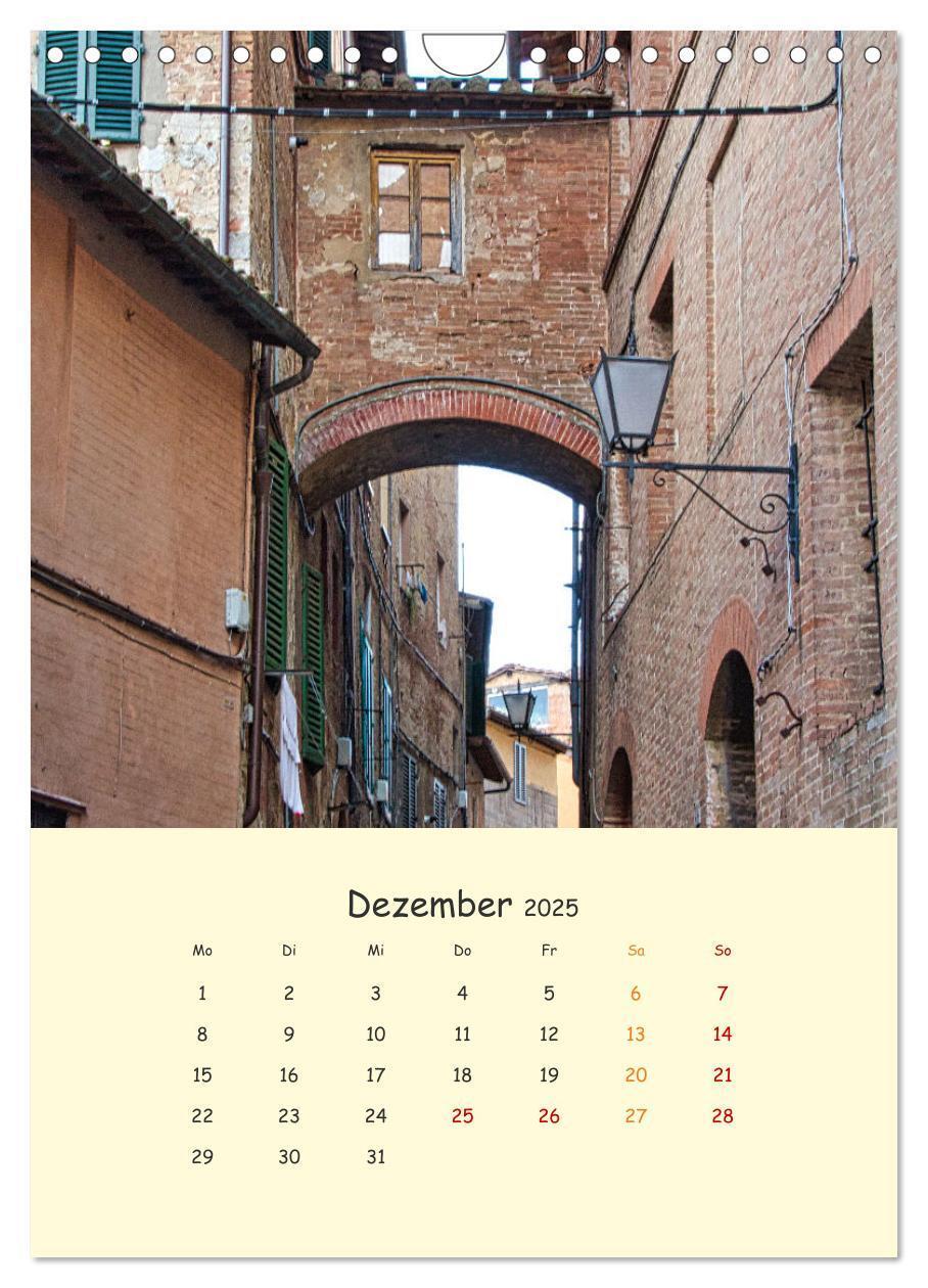 Bild: 9783435887361 | Siena - Impressionen (Wandkalender 2025 DIN A4 hoch), CALVENDO...