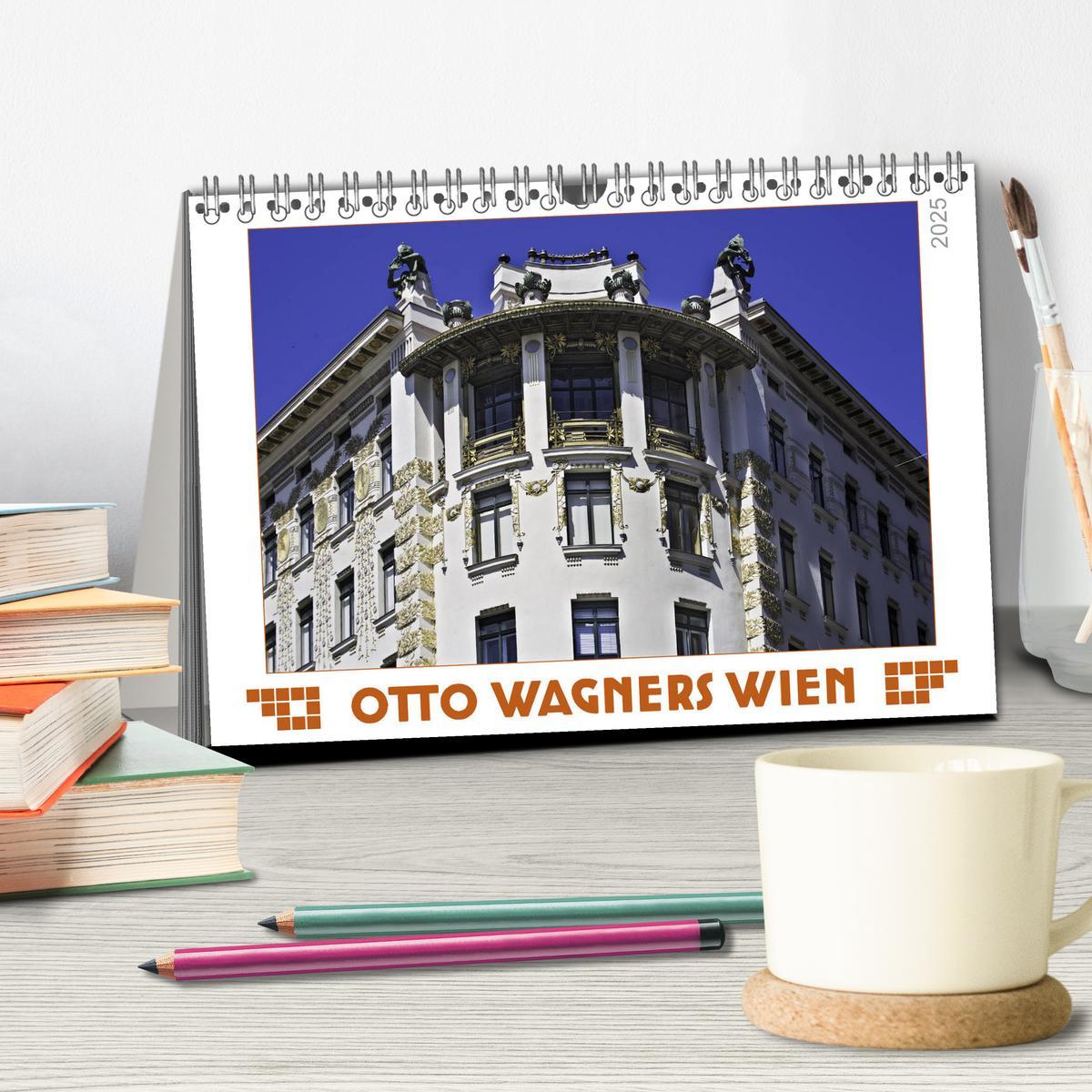 Bild: 9783435282302 | Otto Wagners Wien (Tischkalender 2025 DIN A5 quer), CALVENDO...