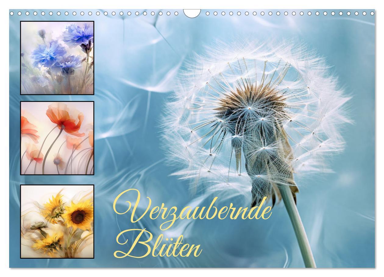 Cover: 9783383893377 | Verzaubernde Blüten (Wandkalender 2025 DIN A3 quer), CALVENDO...