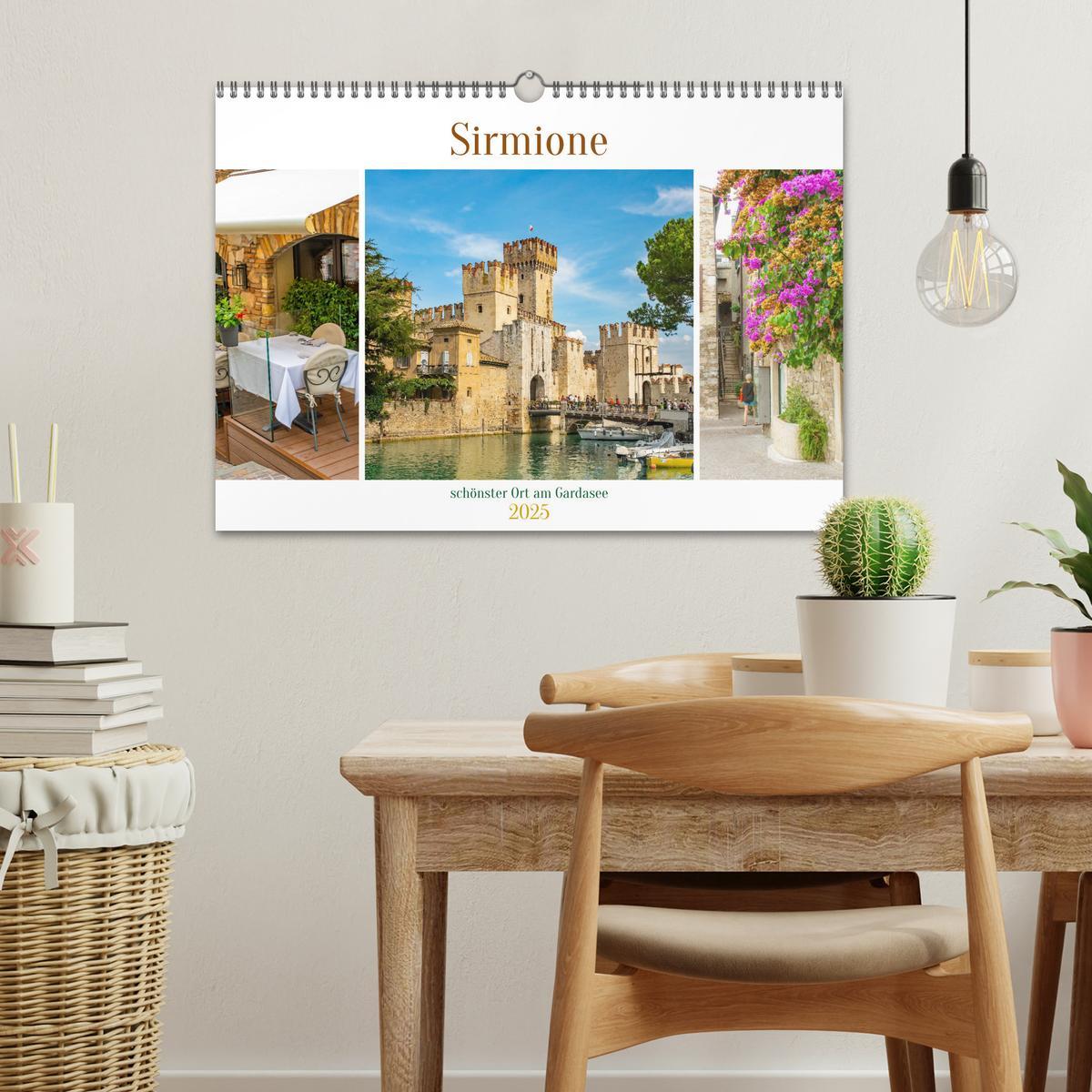 Bild: 9783383845185 | Sirmione - schönster Ort am Gardasee (Wandkalender 2025 DIN A3...