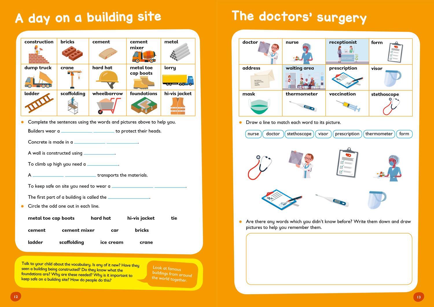 Bild: 9780008491765 | Vocabulary Activity Book Ages 5-7 | Taschenbuch | Englisch | 2022