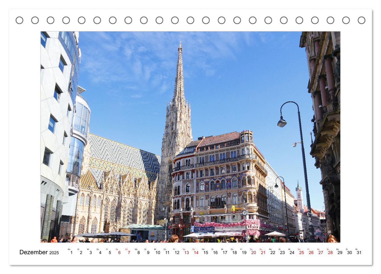 Bild: 9783457219843 | Bezauberndes Wien (Tischkalender 2025 DIN A5 quer), CALVENDO...