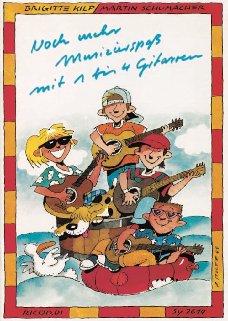 Cover: 9790204226191 | Noch mehr Musizierspaß mit 1-4 Gitarren Spielpartitur | Ricordi Berlin