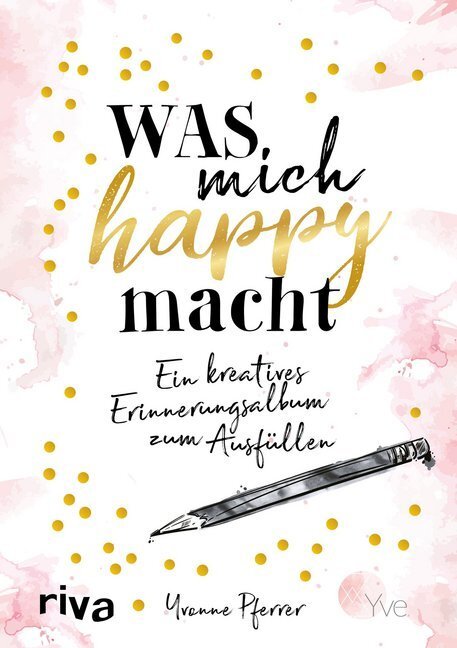 Cover: 9783742304896 | Was mich happy macht | Ein kreatives Erinnerungsalbum zum Ausfüllen