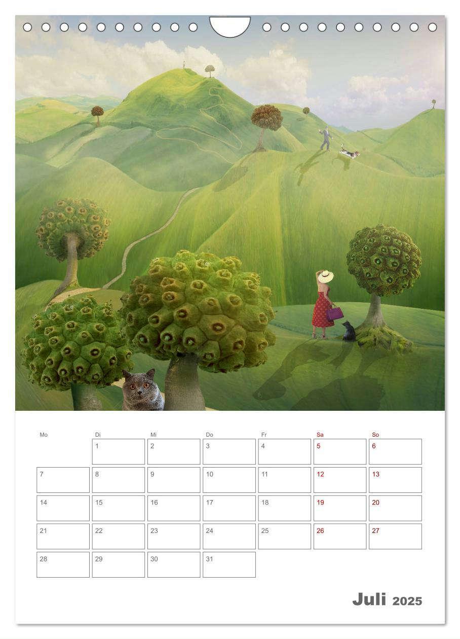 Bild: 9783435952892 | Surrealistische Reisen (Wandkalender 2025 DIN A4 hoch), CALVENDO...