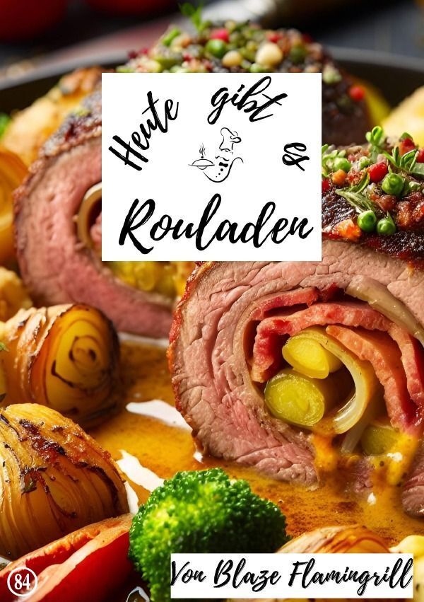 Cover: 9783758421501 | Heute gibt es - Rouladen | 30 tolle Rouladen Rezepte. DE | Flamingrill