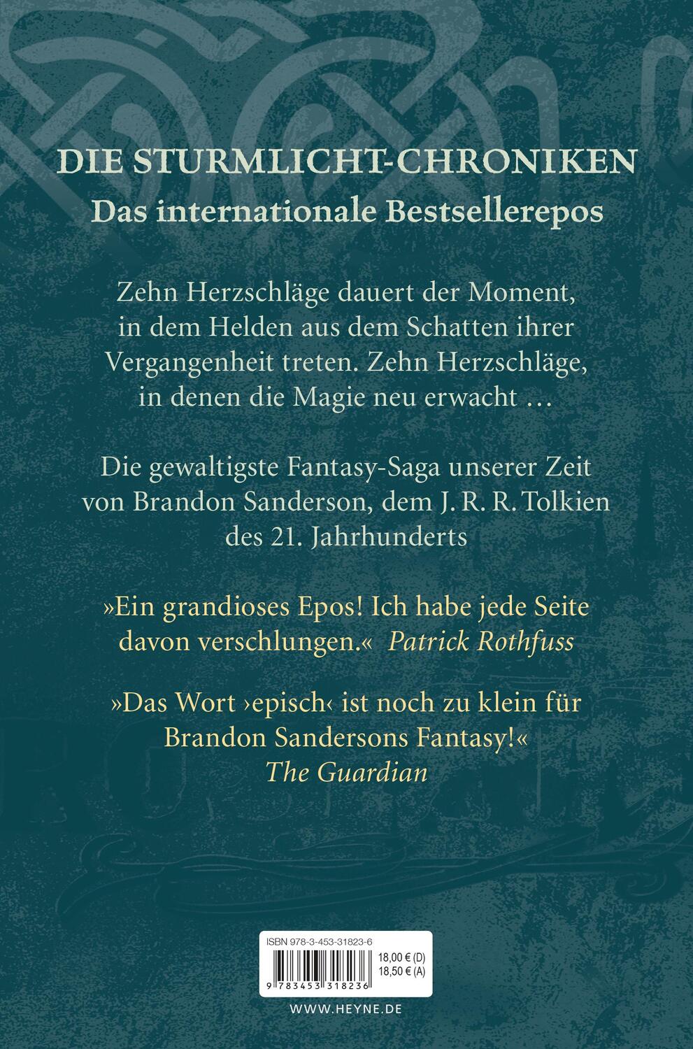 Bild: 9783453318236 | Die Worte des Lichts | Brandon Sanderson | Taschenbuch | 976 S. | 2017