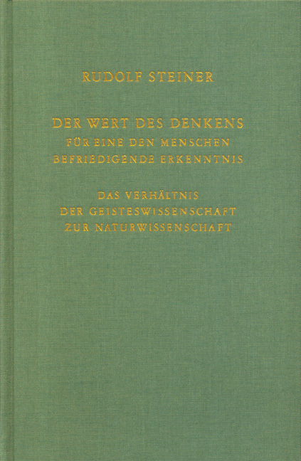 Cover: 9783727416408 | Der Wert des Denkens für eine den Menschen befriedigende...