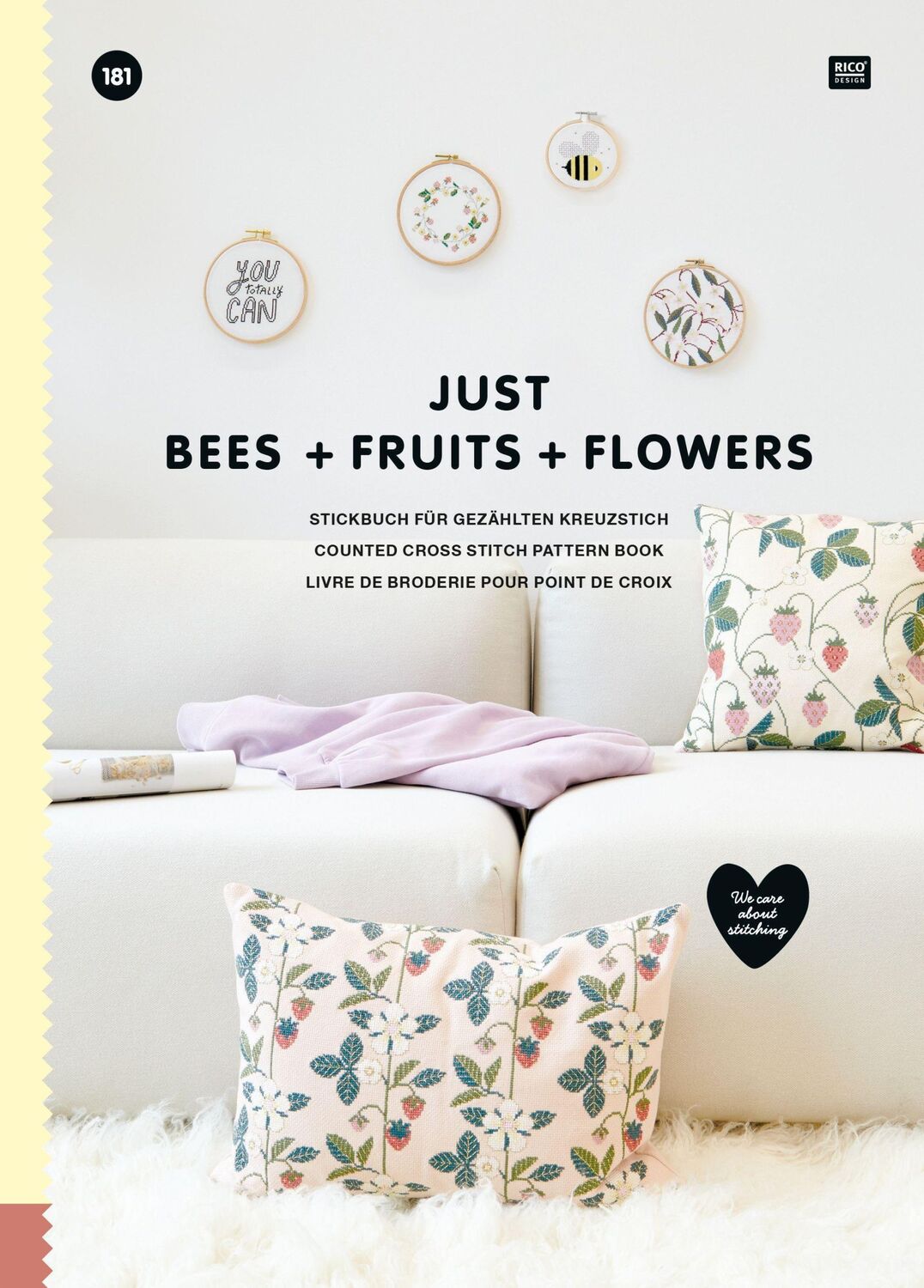 Cover: 9783960165088 | JUST BEES + FRUITS + FLOWERS | Rico Design GmbH &amp; Co. KG | Buch | 2023