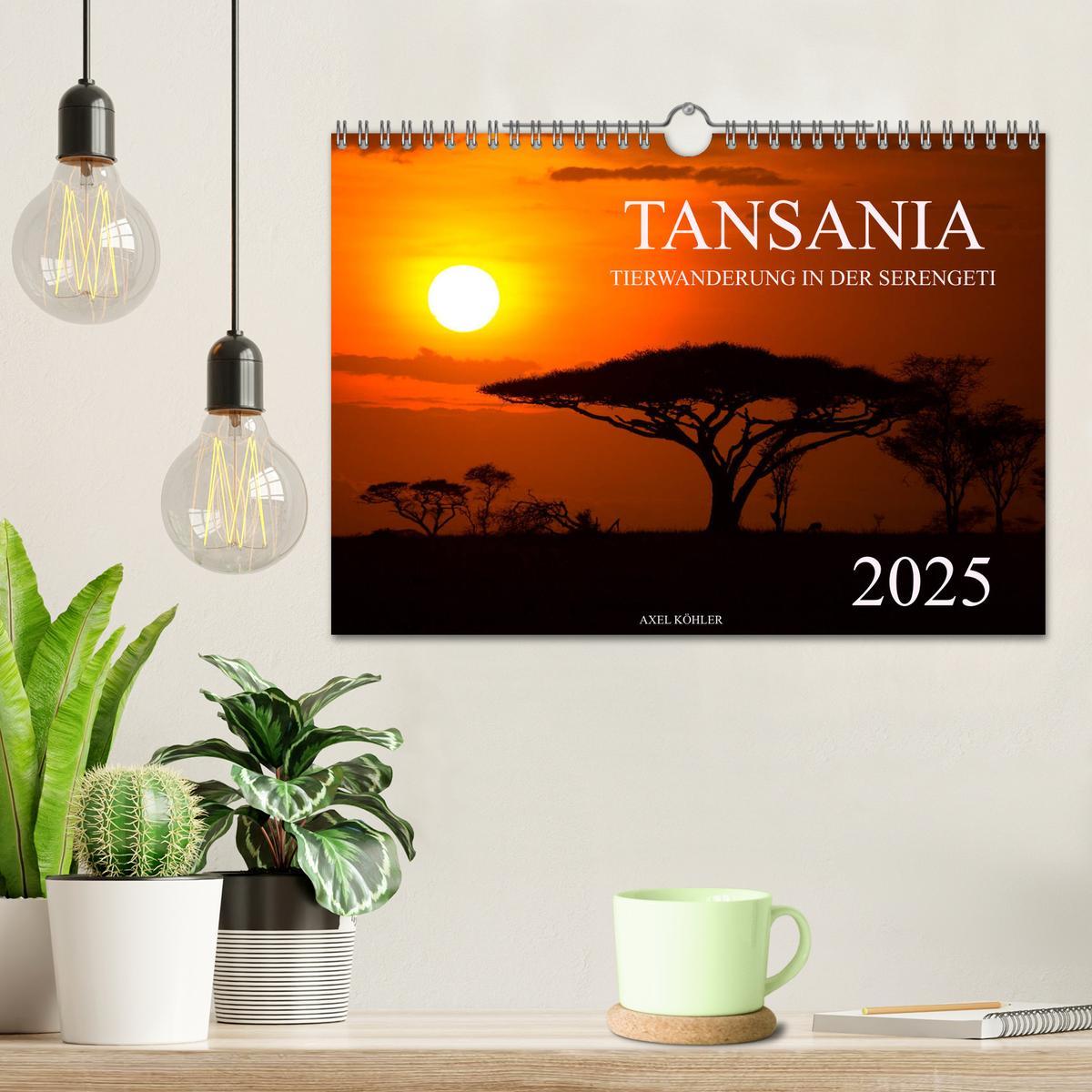 Bild: 9783435342563 | Tansania - Tierwanderung in der Serengeti (Wandkalender 2025 DIN A4...