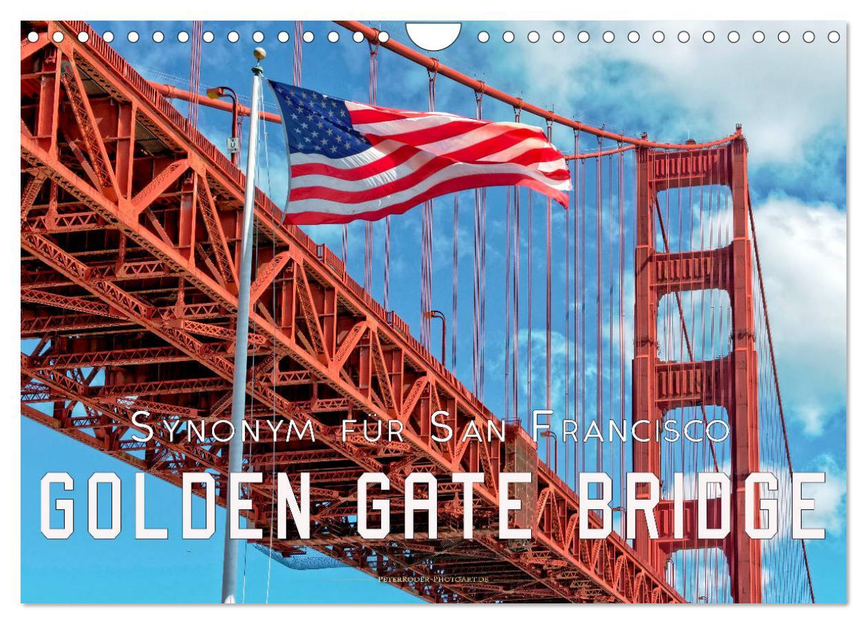 Cover: 9783435352142 | Golden Gate Bridge - Synonym für San Francisco (Wandkalender 2025...