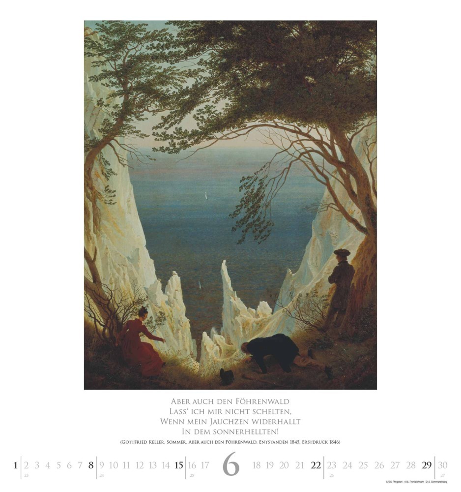 Bild: 4250809653211 | Caspar David Friedrich 2025 - Kunst-Kalender - Wand-Kalender - 45x48