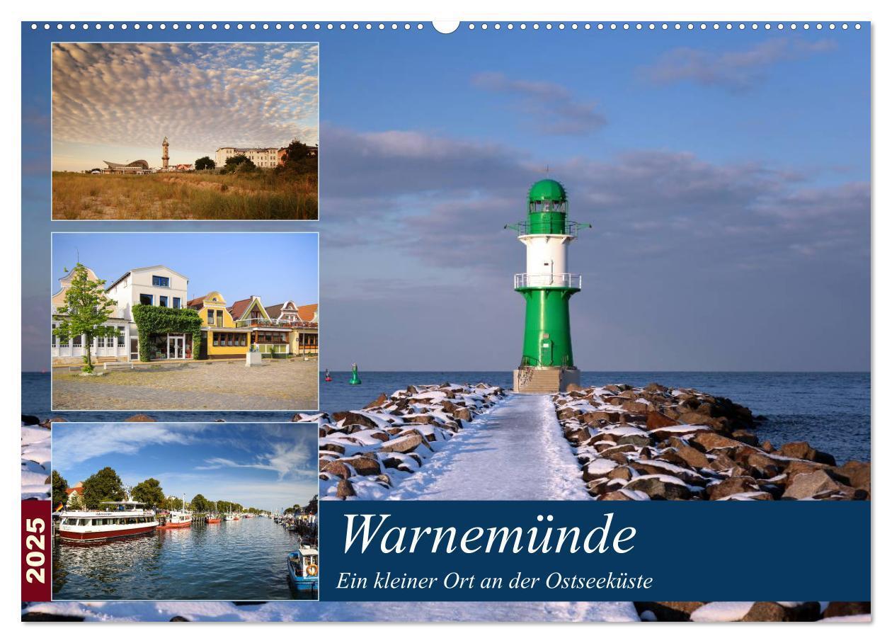 Cover: 9783435662746 | Urlaub in Warnemünde (Wandkalender 2025 DIN A2 quer), CALVENDO...