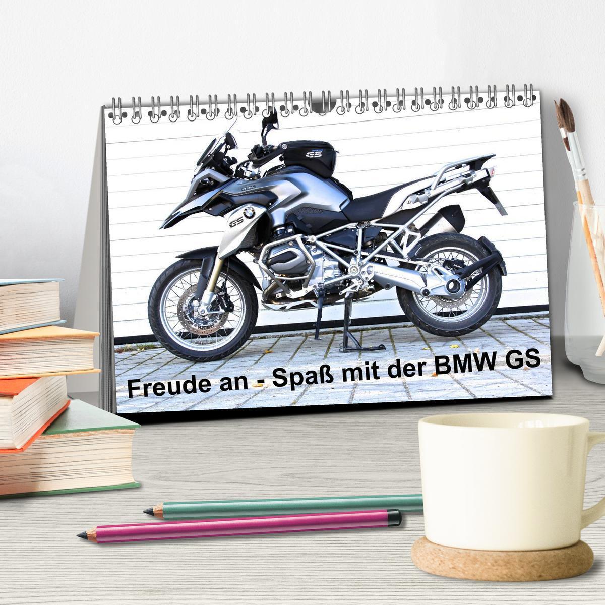 Bild: 9783435520862 | Freude an - Spaß mit der BMW GS (Tischkalender 2025 DIN A5 quer),...