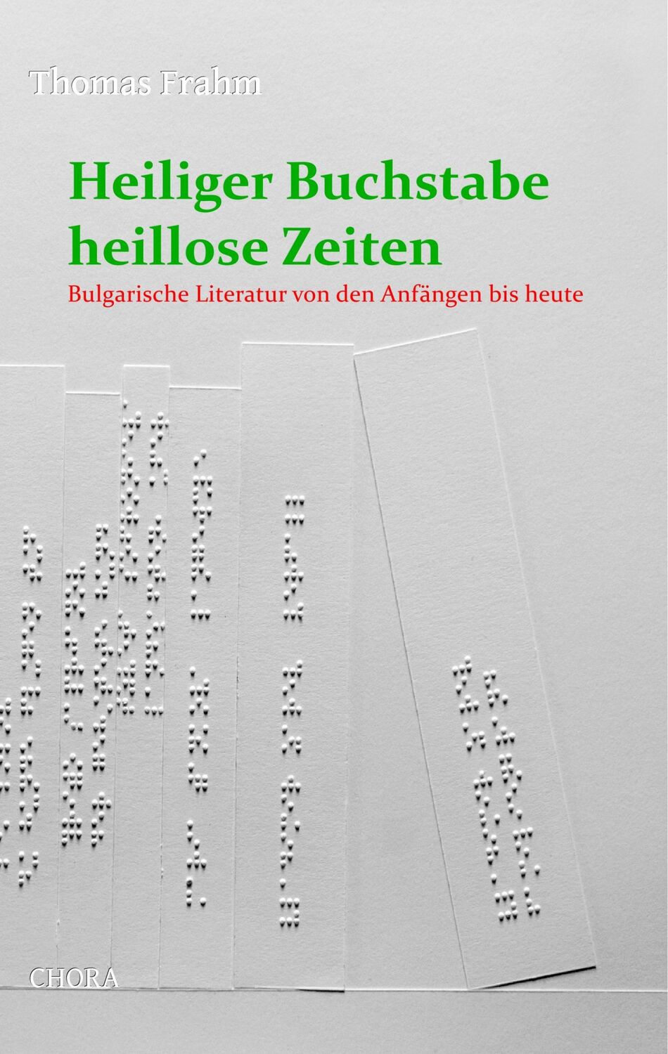 Cover: 9783929634709 | Heiliger Buchstabe, heillose Zeiten | Thomas Frahm | Buch | 244 S.