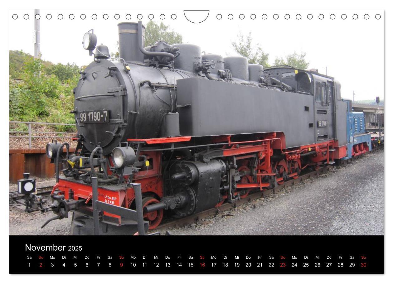 Bild: 9783435566020 | Sächsische Dampfeisenbahnen 2025 (Wandkalender 2025 DIN A4 quer),...