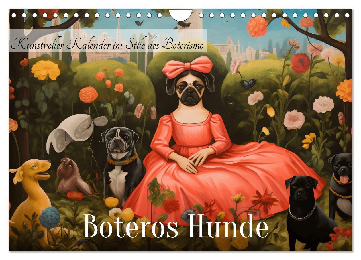 Cover: 9783383842634 | Boteros Hunde - Kunstvoller Kalender im Stile des Boterismo...