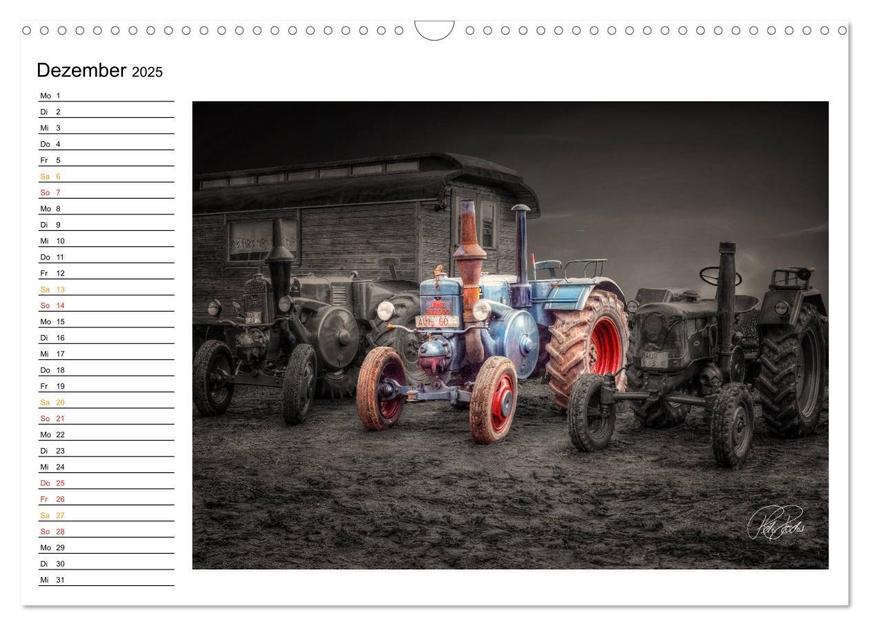 Bild: 9783435736256 | Trecker - Oldtimer / Geburtstagskalender (Wandkalender 2025 DIN A3...