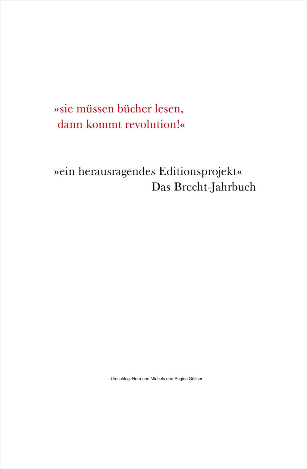 Rückseite: 9783518431023 | Notizbücher 21-23 | Band 6: 1927-29 | Bertolt Brecht | Taschenbuch