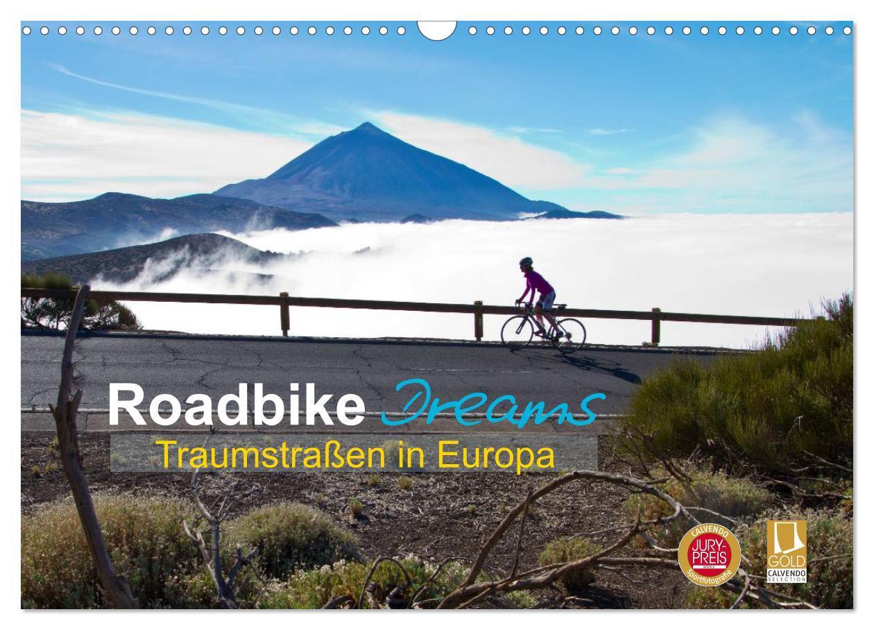 Cover: 9783435651092 | Roadbike Dreams. Traumstraßen in Europa (Wandkalender 2025 DIN A3...