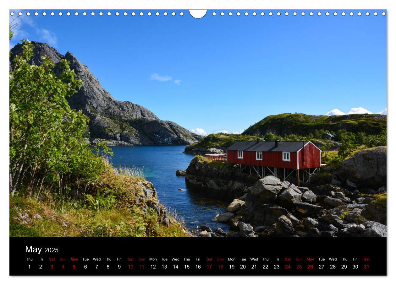 Bild: 9781325949403 | The magical Lofoten Islands (Wall Calendar 2025 DIN A3 landscape),...