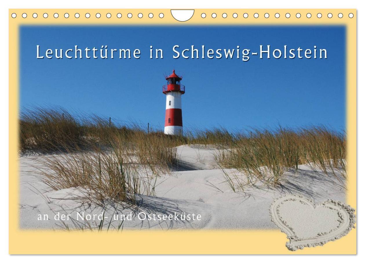 Cover: 9783435669813 | Leuchttürme Schleswig-Holsteins (Wandkalender 2025 DIN A4 quer),...