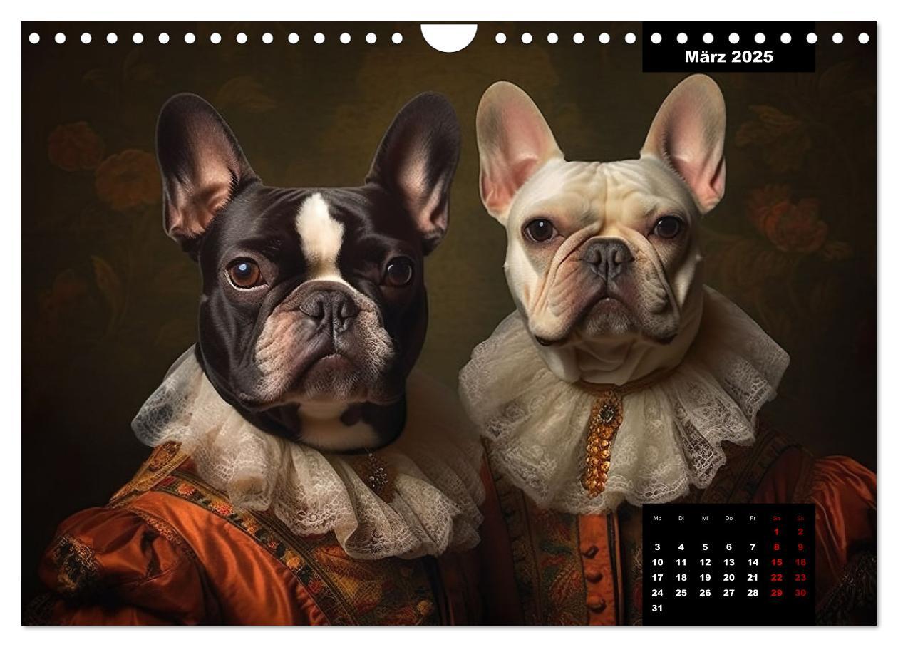 Bild: 9783383858086 | Französische Bulldogge KI Digiart (Wandkalender 2025 DIN A4 quer),...