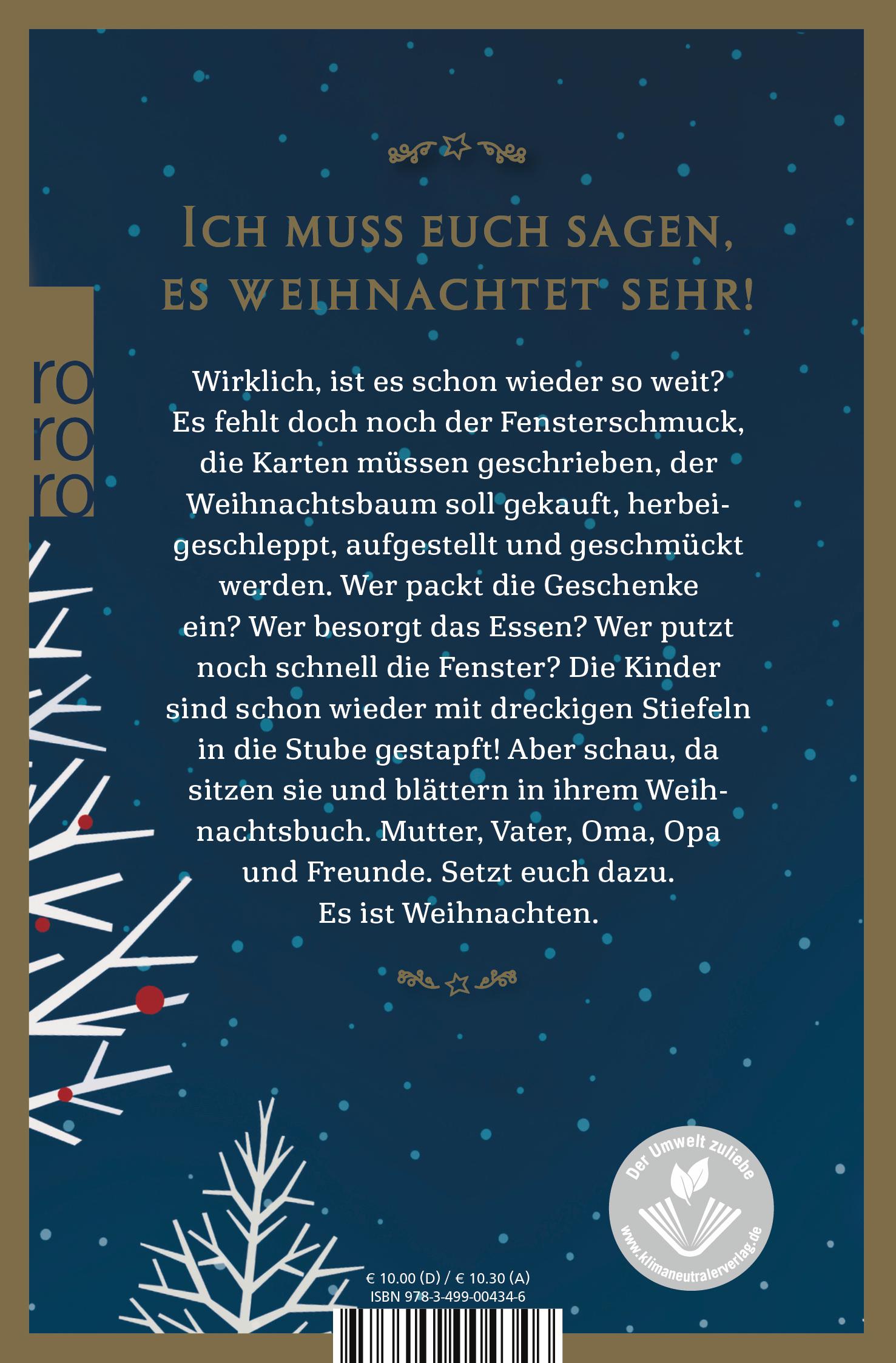 Rückseite: 9783499004346 | Weihnachtsgeschichten am Kamin 35 | Gesammelt von Barbara Mürmann