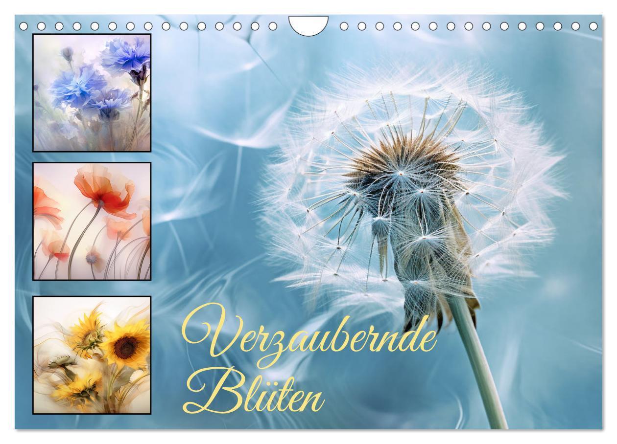 Cover: 9783383859212 | Verzaubernde Blüten (Wandkalender 2025 DIN A4 quer), CALVENDO...