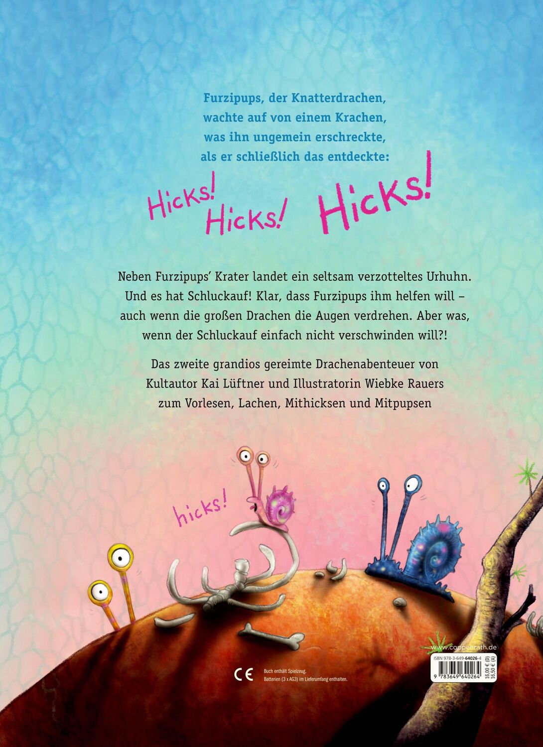 Rückseite: 9783649640264 | Furzipups und Hicksi Huhn (Bd. 2) | und Hicksi Huhn | Kai Lüftner