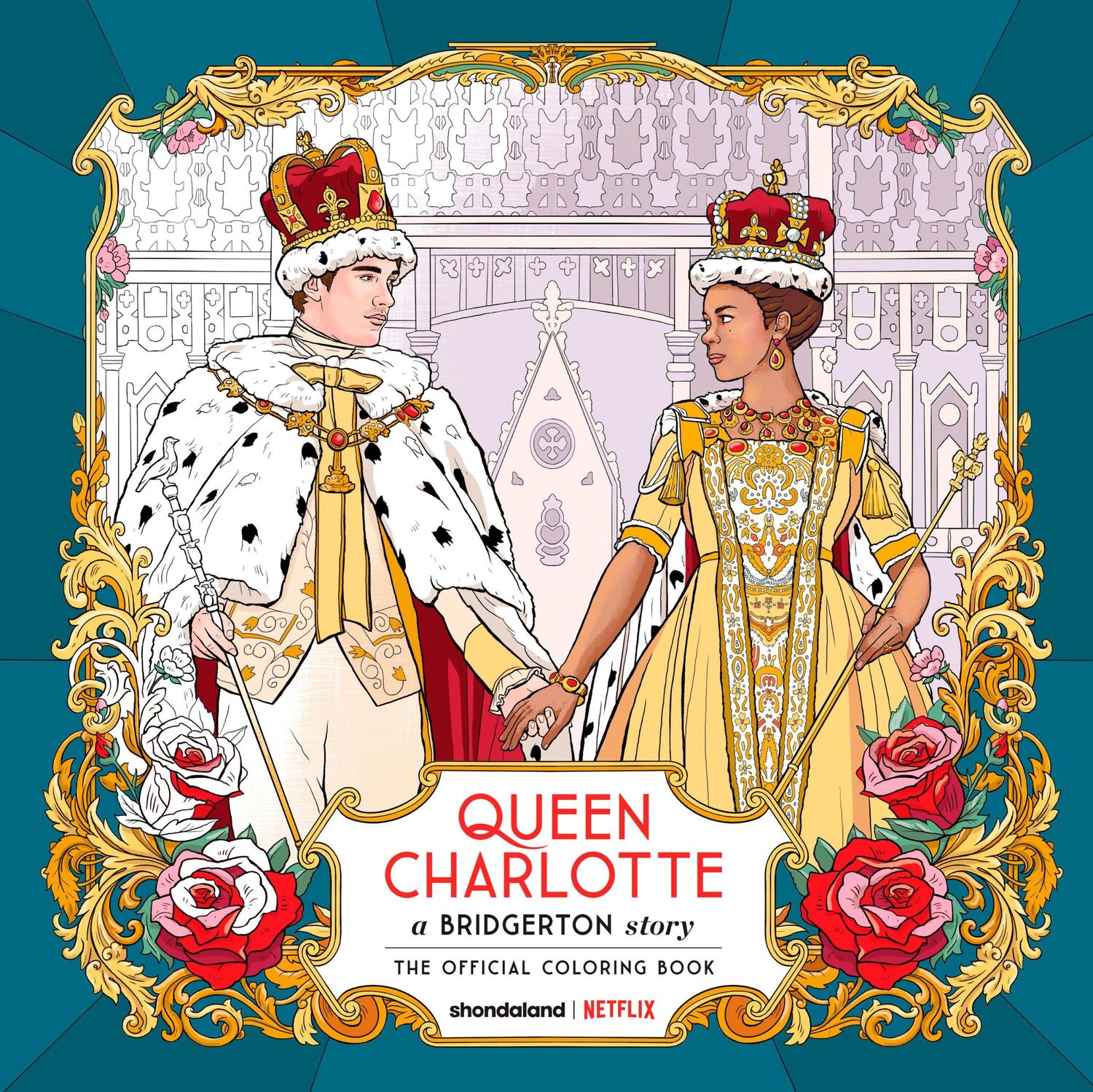 Cover: 9780593874615 | Queen Charlotte, A Bridgerton Story | The Official Coloring Book