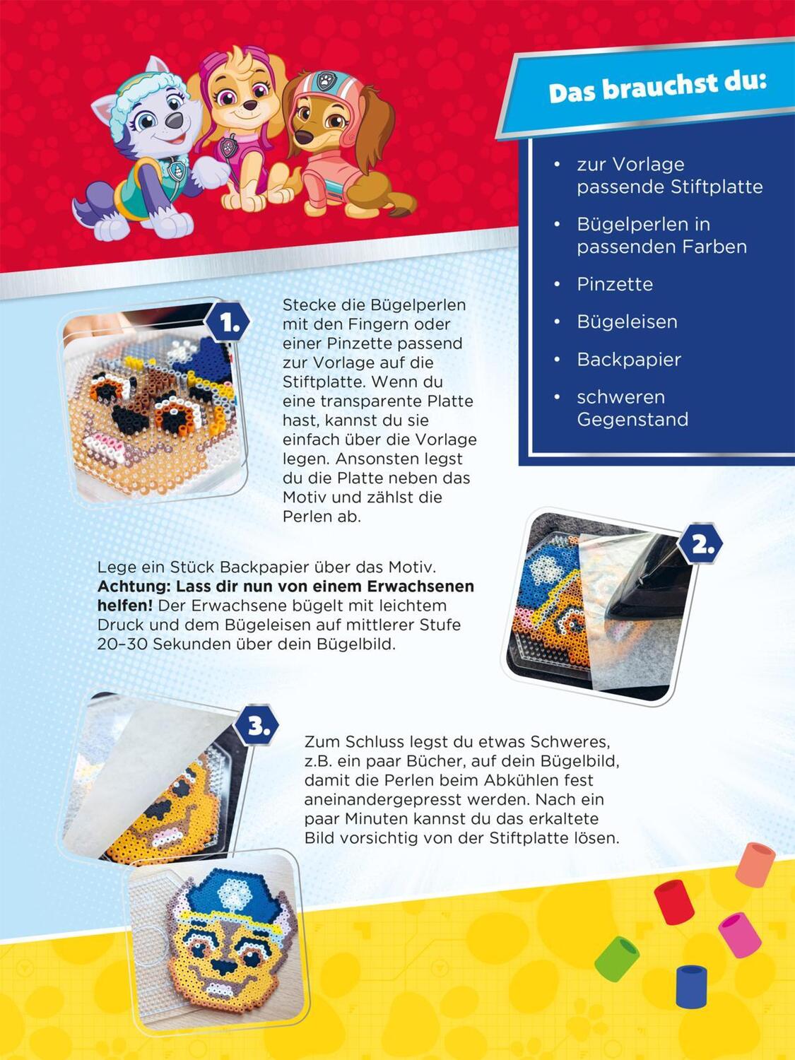 Bild: 9783845126845 | PAW Patrol Mitmachbuch: PAWtastische Bilder mit Bügelperlen | Buch