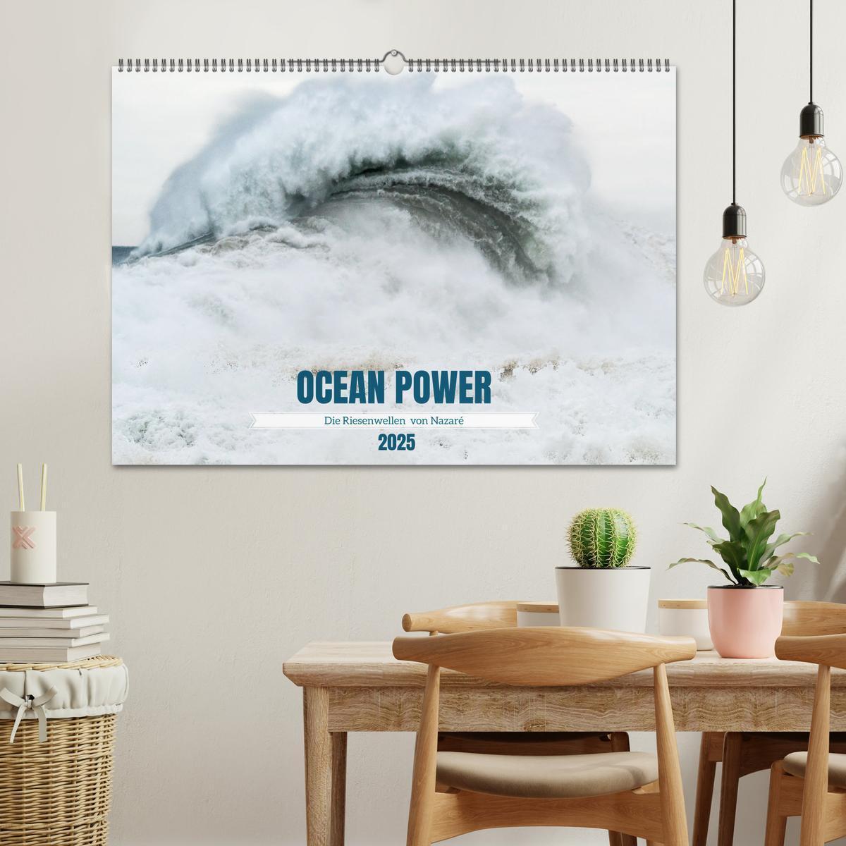 Bild: 9783457199527 | OCEAN POWER - Die Riesenwellen von Nazaré (Wandkalender 2025 DIN A2...