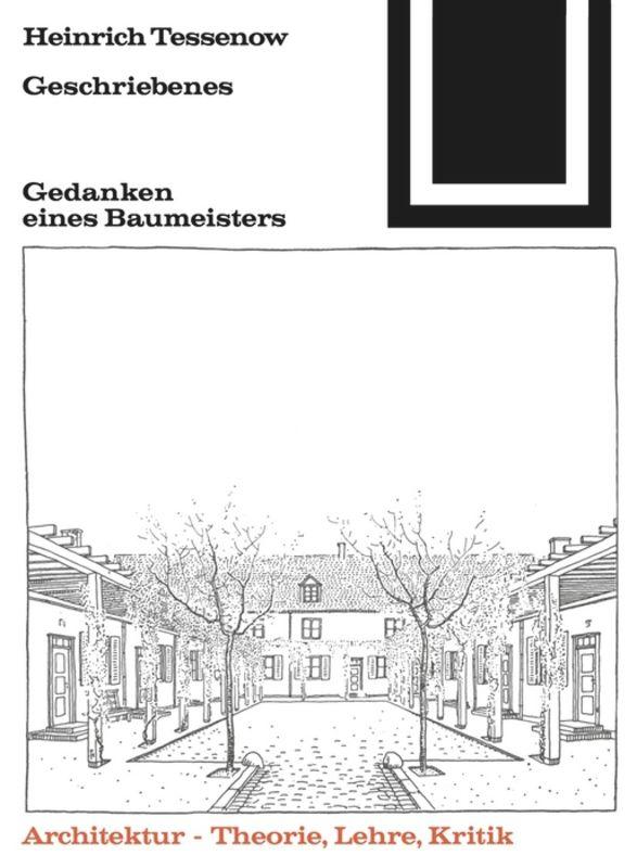 Cover: 9783035600643 | Geschriebenes | Heinrich Tessenow | Taschenbuch | Deutsch | 1982