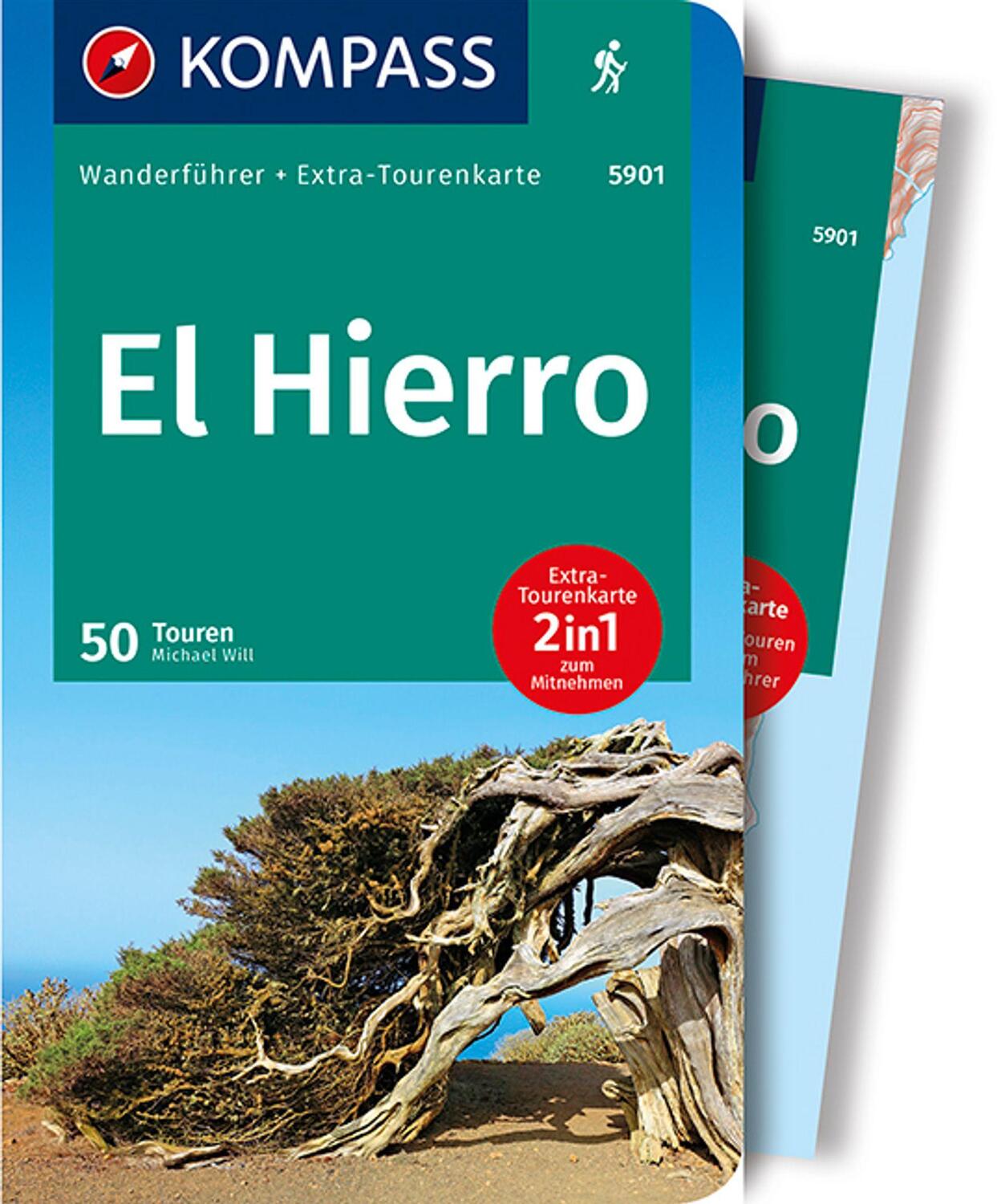 Cover: 9783990445730 | KOMPASS Wanderführer El Hierro, 50 Touren | Michael Will | Taschenbuch