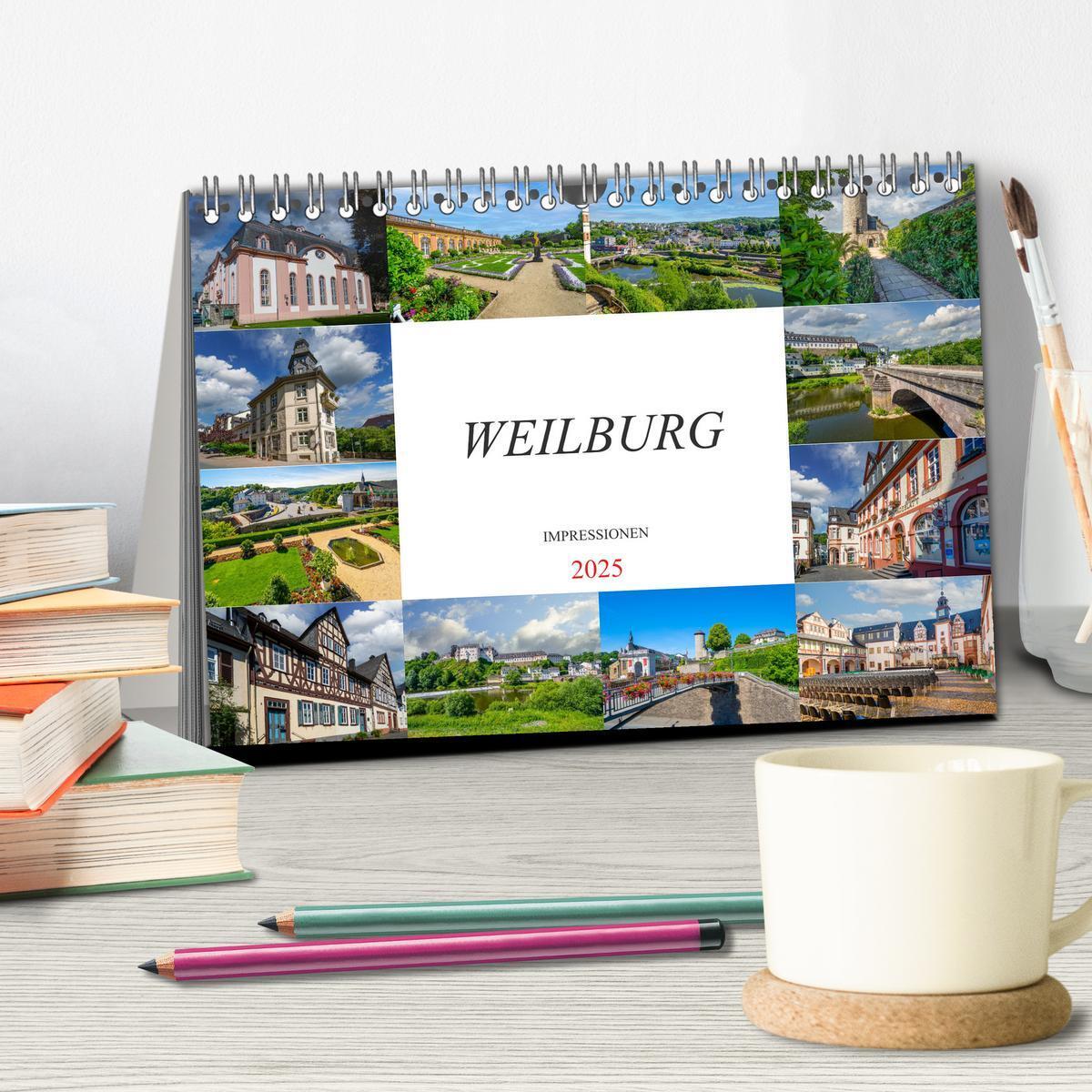 Bild: 9783383901515 | Weilburg Impressionen (Tischkalender 2025 DIN A5 quer), CALVENDO...