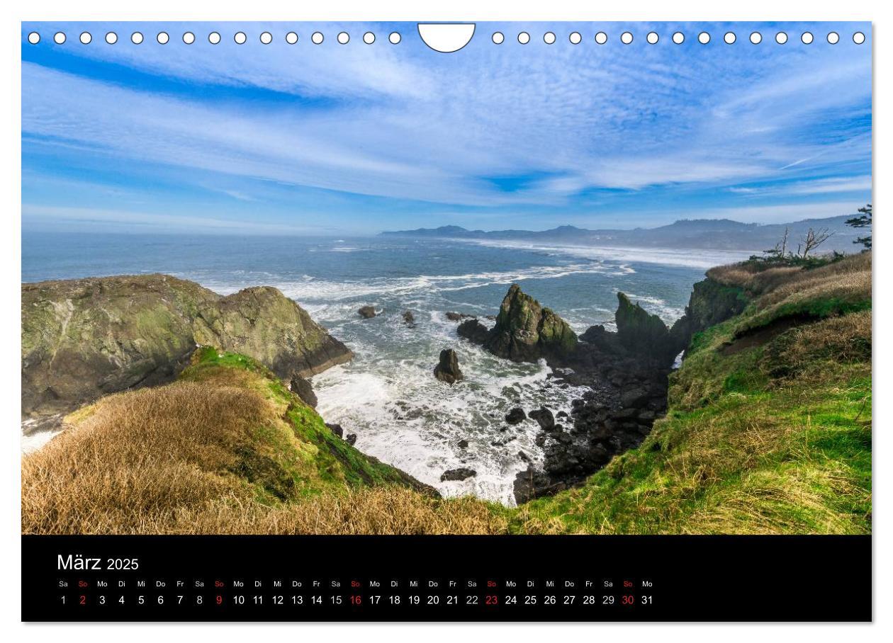 Bild: 9783435621033 | Die Oregon-Küste (Wandkalender 2025 DIN A4 quer), CALVENDO...