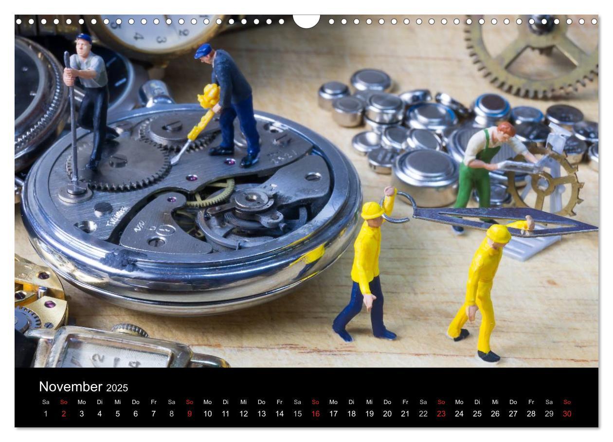 Bild: 9783435760169 | UHR Menschen (Wandkalender 2025 DIN A3 quer), CALVENDO Monatskalender