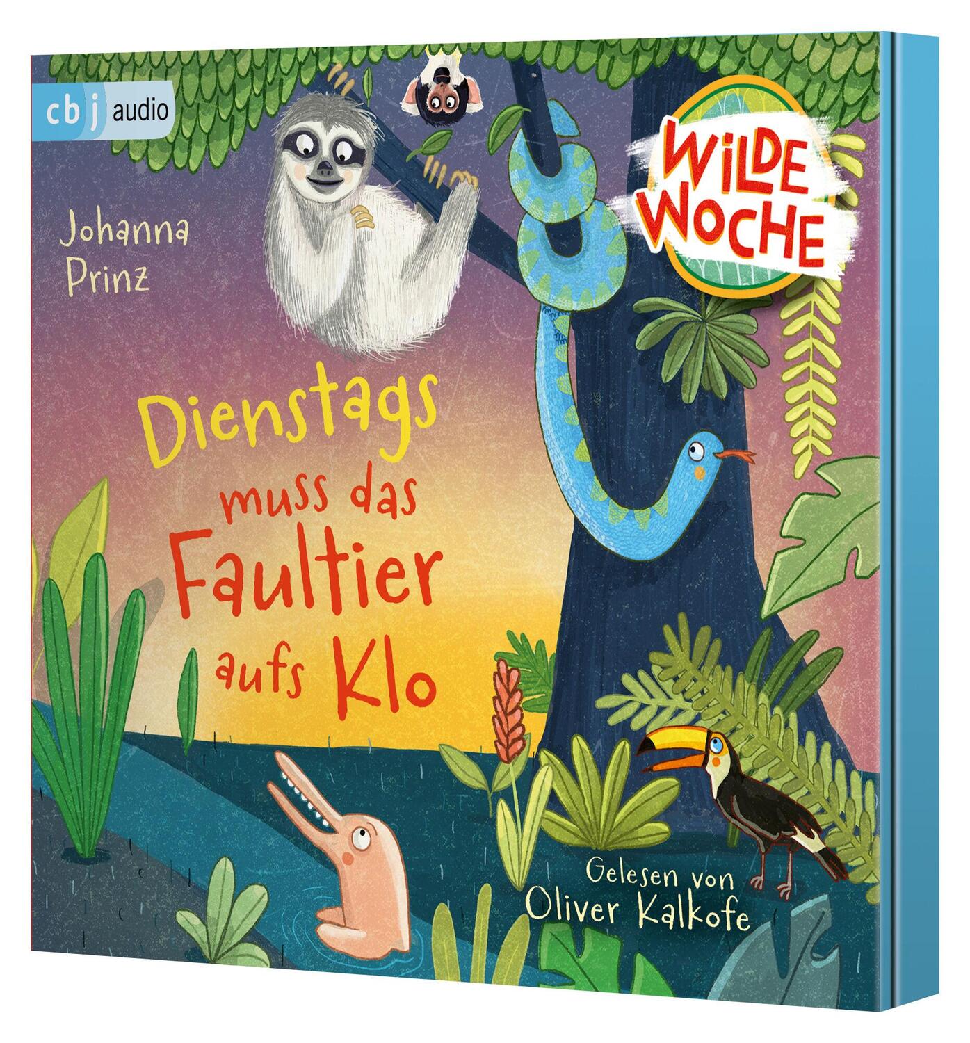 Bild: 9783837166880 | Wilde Woche - Dienstags muss das Faultier aufs Klo | Johanna Prinz