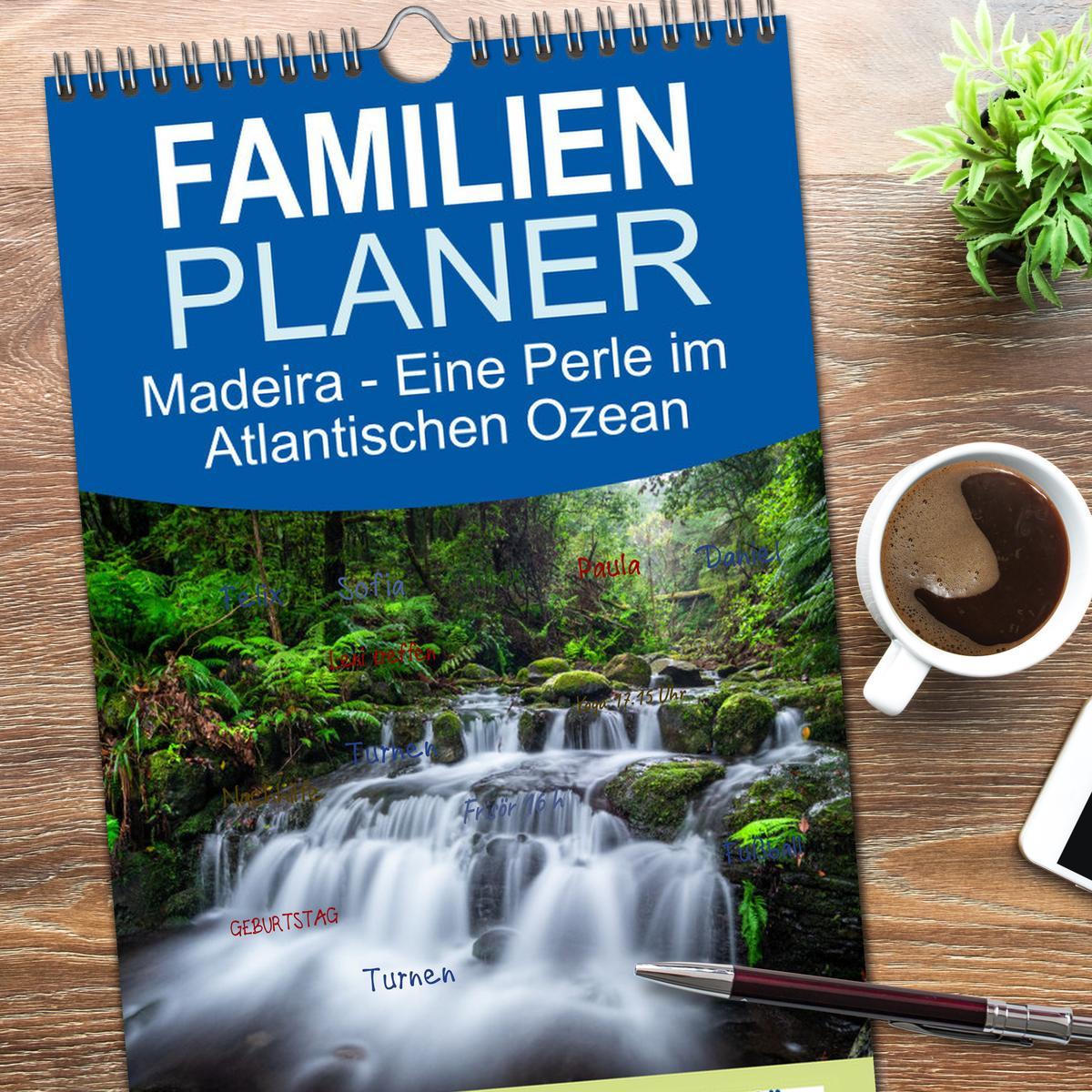 Bild: 9783457095188 | Familienplaner 2025 - Madeira - Eine Perle im Atlantischen Ozean...