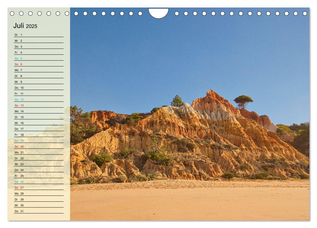 Bild: 9783435092338 | Die Küste der Algarve (Wandkalender 2025 DIN A4 quer), CALVENDO...