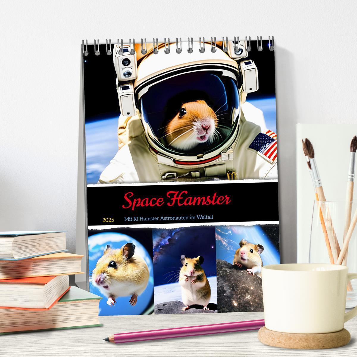 Bild: 9783435869992 | Space Hamster - Mit KI Hamster Astronauten im Weltall...