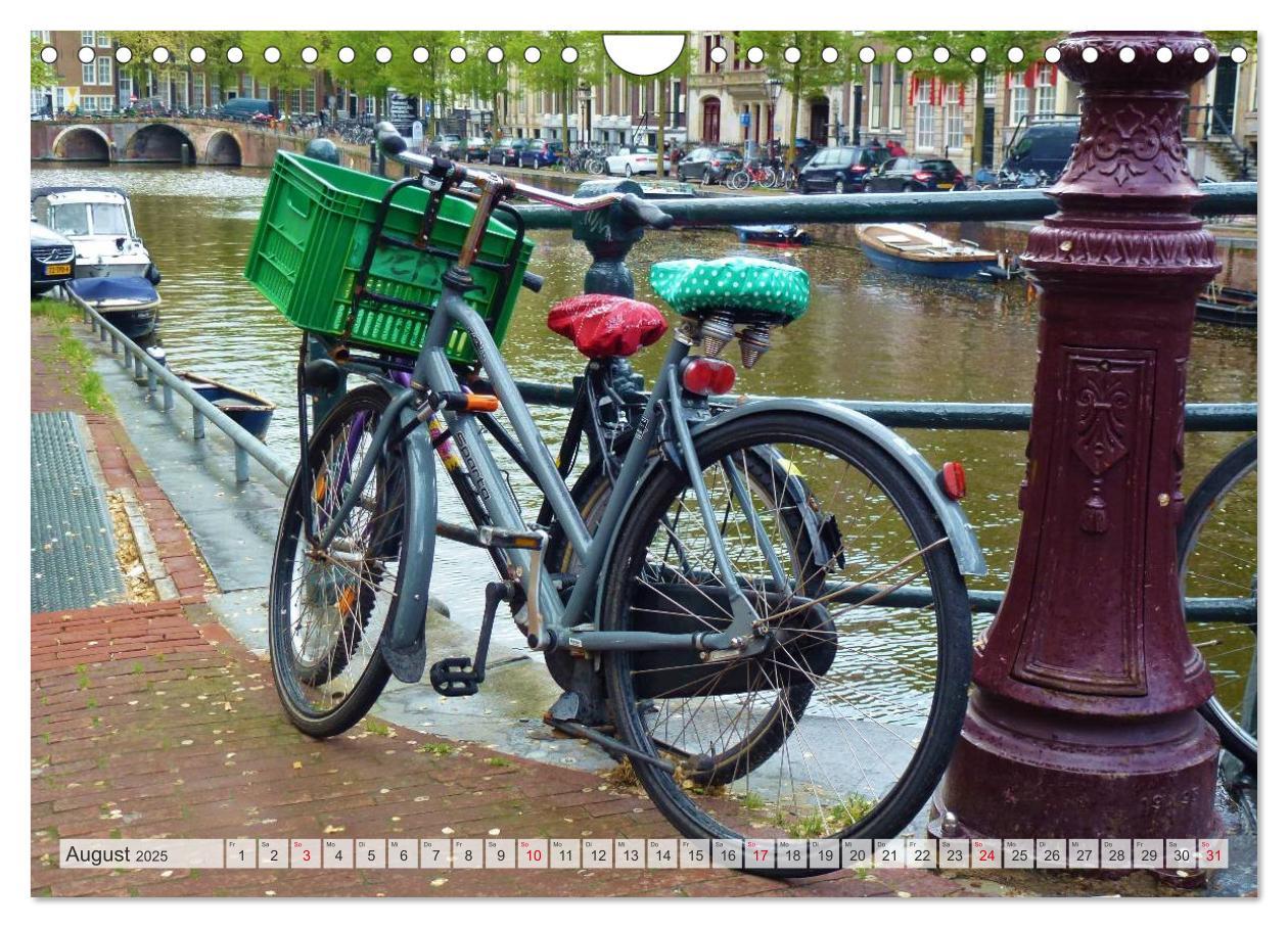 Bild: 9783435806270 | Amsterdam (Wandkalender 2025 DIN A4 quer), CALVENDO Monatskalender