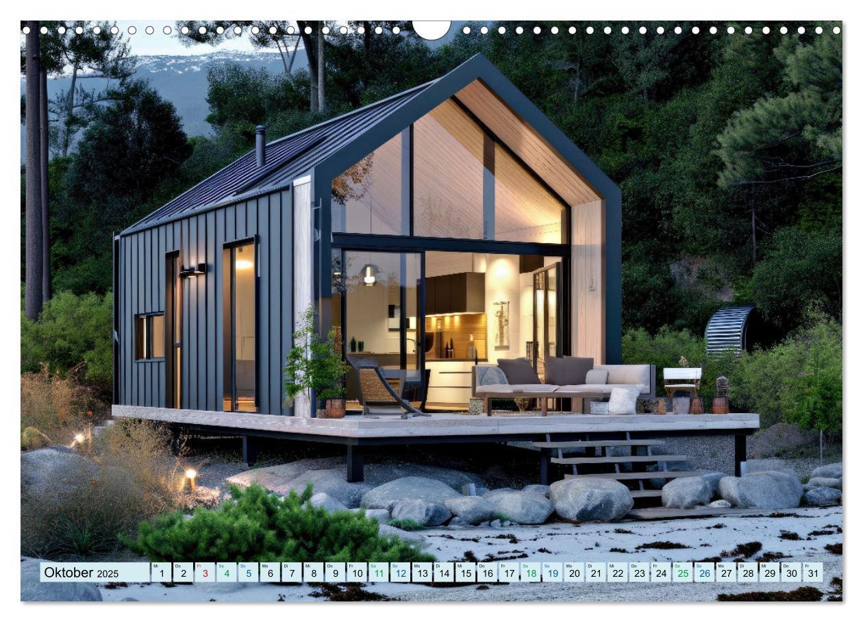 Bild: 9783383827334 | Tiny Houses - wohnen auf kleinstem Raum (Wandkalender 2025 DIN A3...