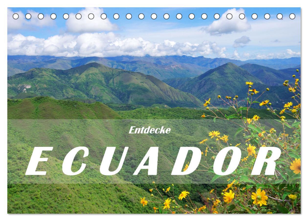 Cover: 9783435417957 | Entdecke Ecuador (Tischkalender 2025 DIN A5 quer), CALVENDO...