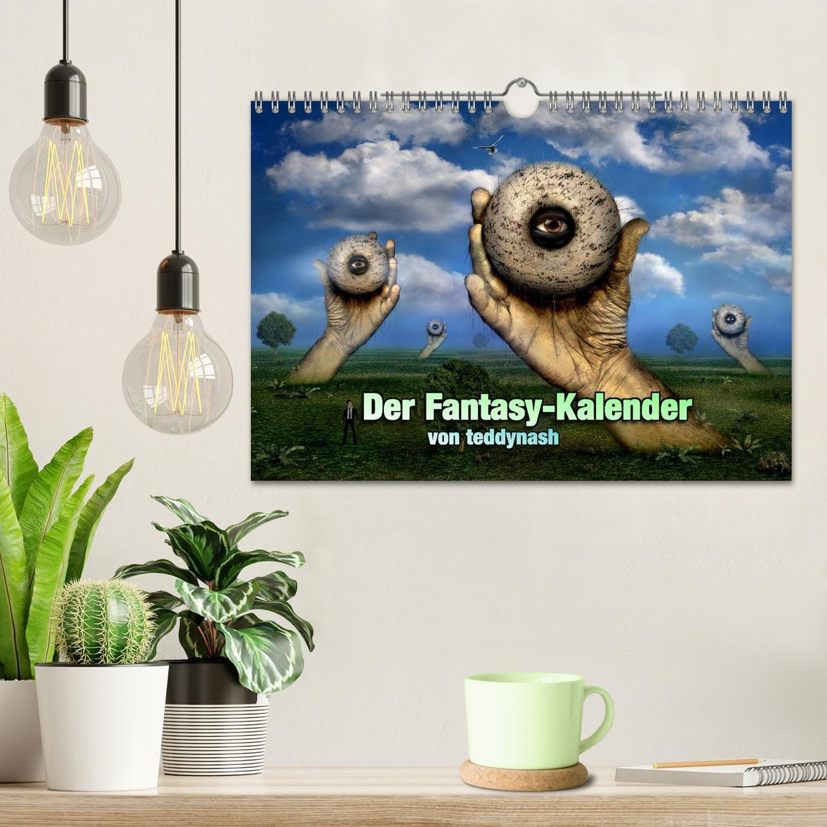 Bild: 9783435830046 | Der Fantasy Kalender (Wandkalender 2025 DIN A4 quer), CALVENDO...