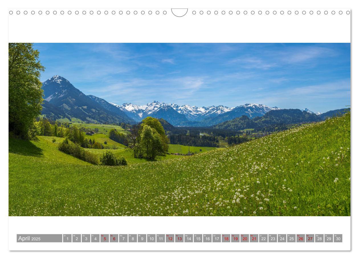 Bild: 9783435358663 | Oberallgäu Panorama (Wandkalender 2025 DIN A3 quer), CALVENDO...