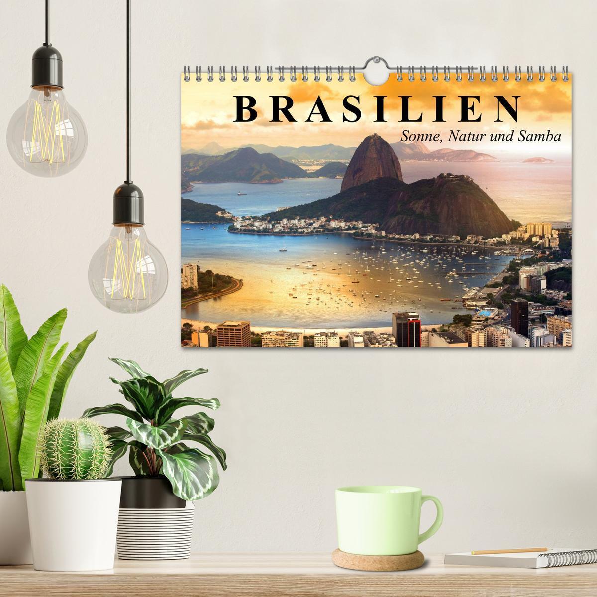 Bild: 9783435703692 | Brasilien. Sonne, Natur und Samba (Wandkalender 2025 DIN A4 quer),...